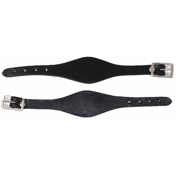 Horse Western Saddle Fender Replacement Contoured Hobble Strap Black 52HS02BK