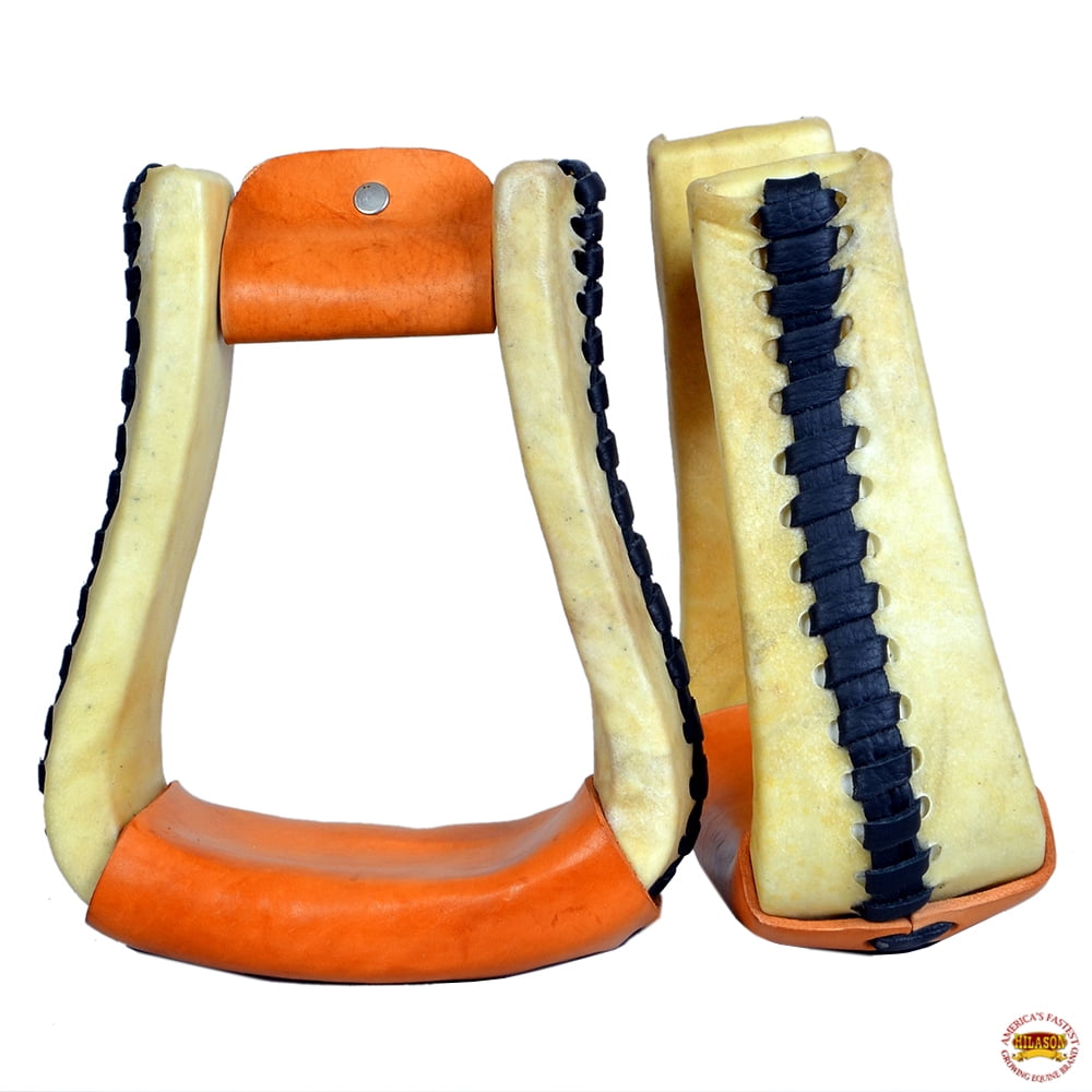Hilason Horse Western Saddle Rawhide Leather Stirrups Pair Walmart hilason-horse-western-saddle-rawhide-leather-stirrups-pair-walmart
