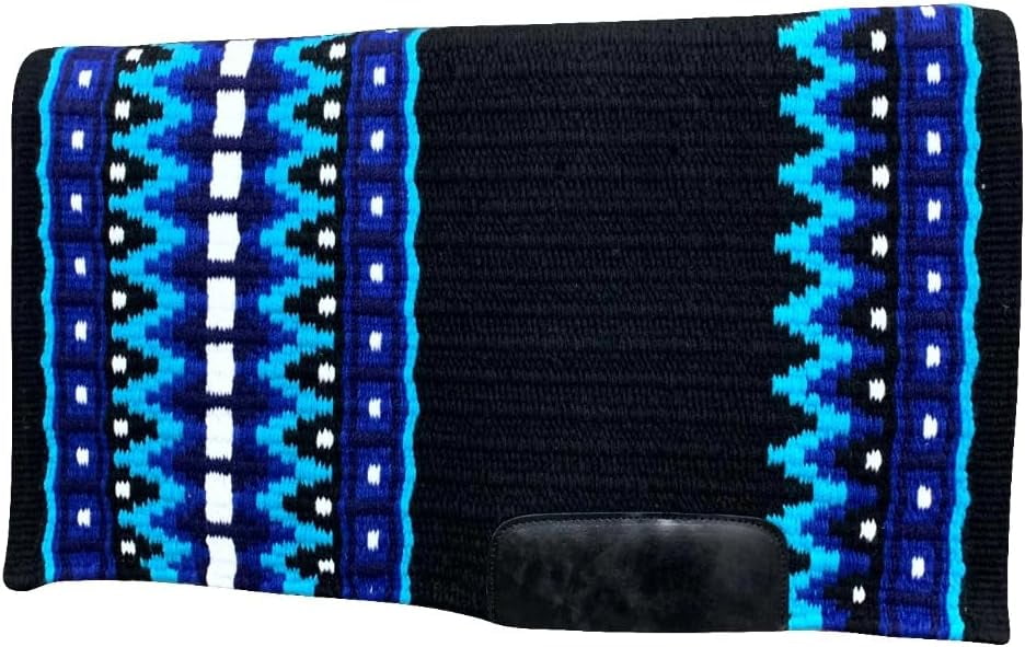 New Zealand Wool Western Saddle Pad – Handwoven Show Blanket For Horses, Custom Sizes Available