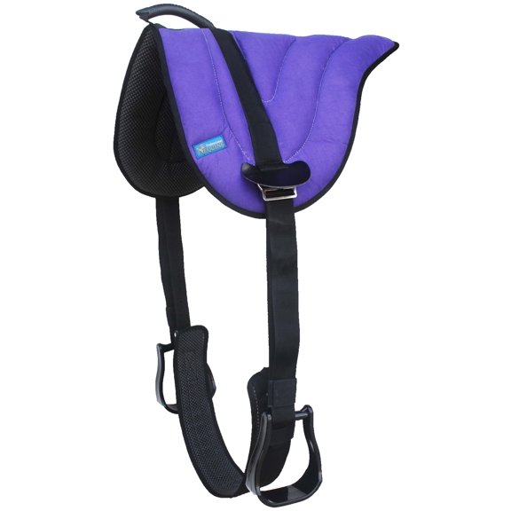 Horse Western Suede Neoprene Anti-Slip Bareback Saddle Pad Stirrups 39187PR
