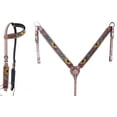 thumbnail image 1 of Horse Western Sunflower Cactus Browband Bridle & Breast Collar Set 78FK21A, 1 of 1