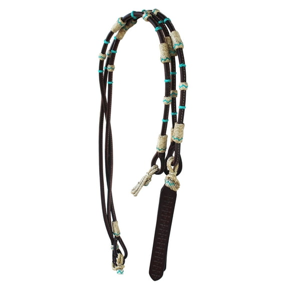 Horse Western Tack Leather Rawhide Romal Reins 66RT43TR