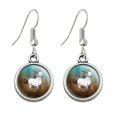 thumbnail image 1 of Horse Wild Mustang Running Novelty Dangling Drop Charm Earrings, 1 of 4