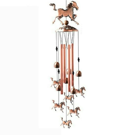 Horse Wind Chimes Outdoor Gifts for Mom/Wife Birthday Gifts Metal Wind Chimes for Outside/Indoors, Home, Lawn, Porch, Patio, Garden Decor