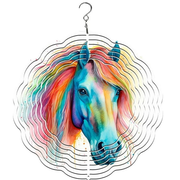Horse Wind Spinner, Garden Décor, Yard Décor, Porch Decor