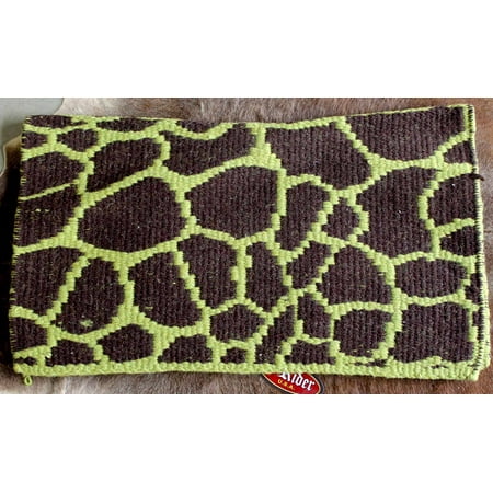 Horse Wool Western Show Trail SADDLE BLANKET Rodeo Pad Rug Lime Green 3671Con