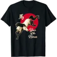 thumbnail image 1 of Horse Year Happy Chinese New Year 2026 Horse Year Design T-Shirt V2 All Size S-5Xl, 1 of 4