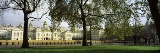 Horse guards building St Jamess Park Westminster London England Canvas Art - Panoramic Images (36 x 12)