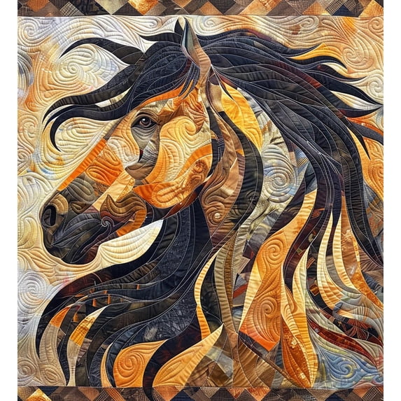 Horse in Motion Quilted Blanket - Walmart.com