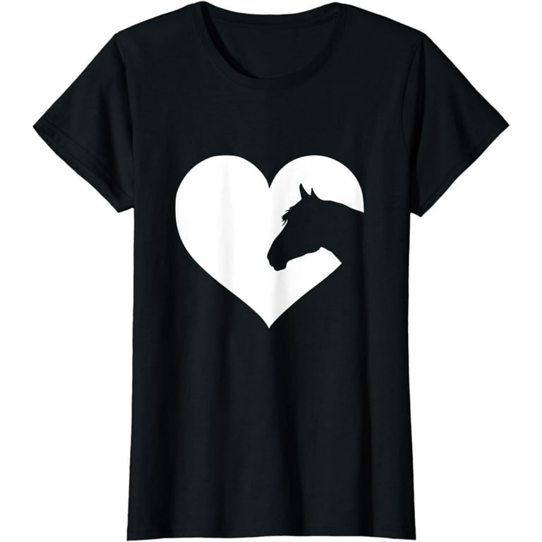 Horse Lover T-Shirt Gift For Girls & Women Who Love Horses Horse Lover T-Shirt Gift For Girls & Women Who Love Horses