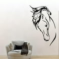 thumbnail image 1 of Horse's head Vinyl Wall Sticker Wall Art Wall Paper Art Decal 58x90cm, 1 of 4