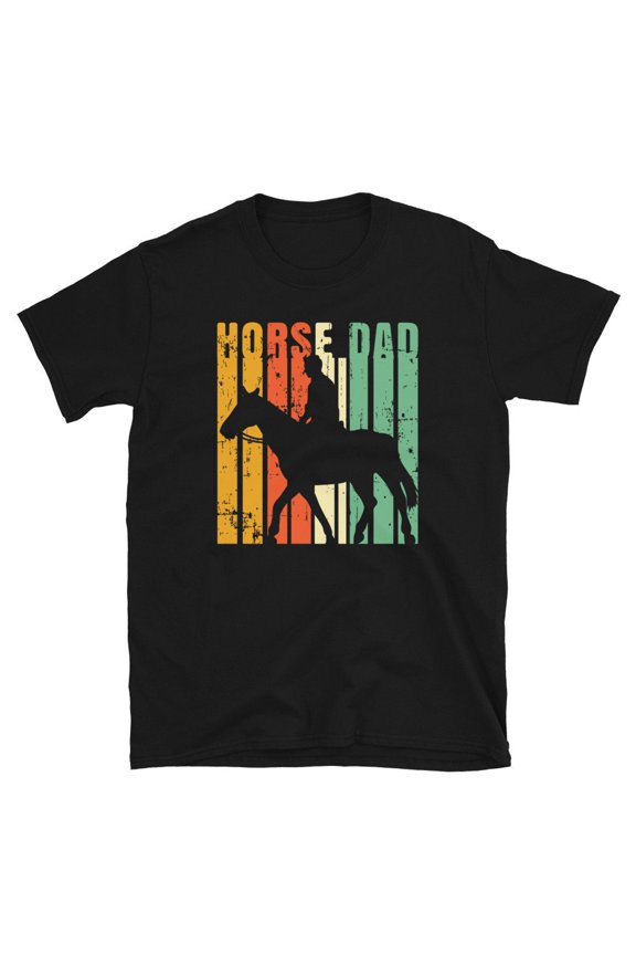 Horseback Riding Dad Shirt Horse Back Riding Gift Equestrian Gifts Equestrian TShirt Horse