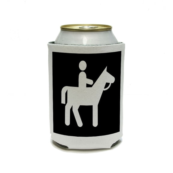 Horseback Riding Horse Equestrian Can Cooler Drink Insulator Beverage Insulated Holder