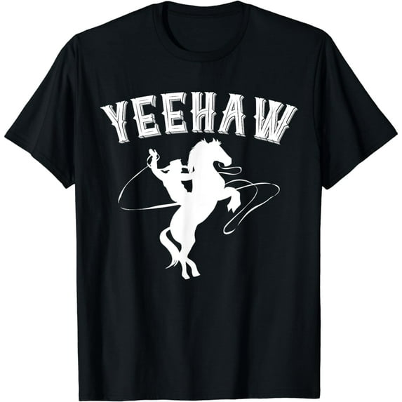 Horseback Riding Howdy Western Rodeo Yeehaw Cowboy T-Shirt
