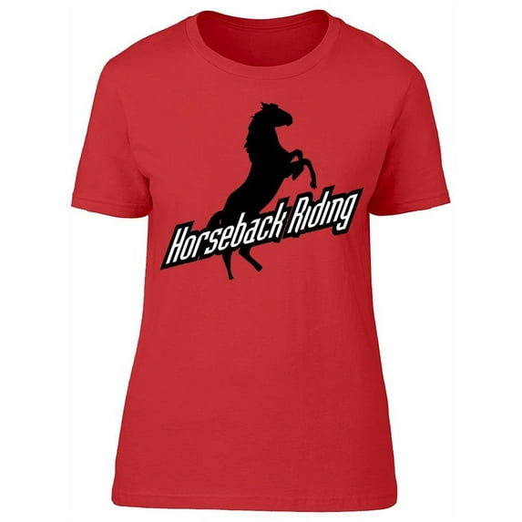Horseback Riding, T-Shirt Women -Image by Shutterstock, Female Small
