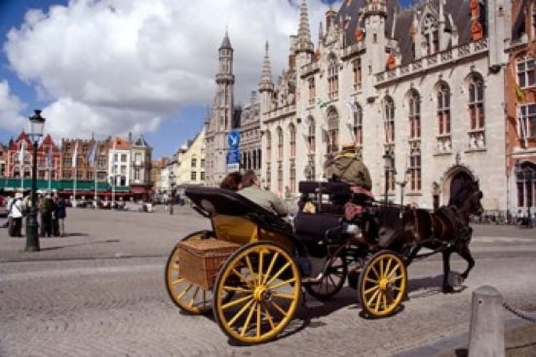 Horsedrawn Carriage Ride Belgium Canvas Art - Cindy Miller Hopkins DanitaDelimont (36 x 24)