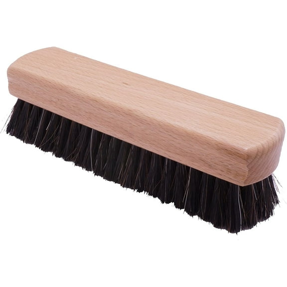 Konex Horsehair Shoe Brush – Varnished Wooden Handle Shoe Cleaning & Shine