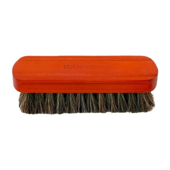 Horsehair Wooden Brush Car Detailing Polishing Buffing Handle Car Wash Brush ◆ε S7K4
