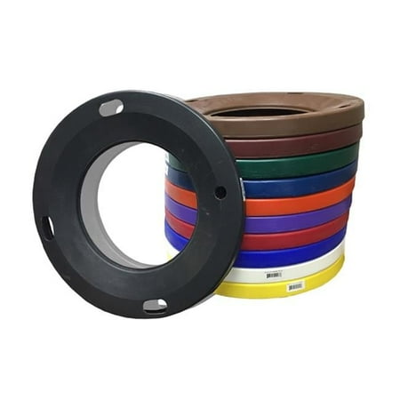 Horsemens Pride 1158-YE Large Feed Ring, Yellow - 30 qt.