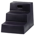 thumbnail image 1 of Horsemens Pride Anti Slip Plastic 3 Step Mounting Stool, Black, 1 of 2