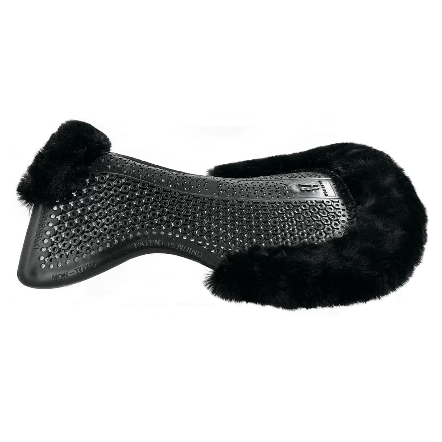 Horsena Dressage Sheepskin Rolled Edges Horse Gel Pad