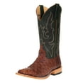 Horsepower Boots Horsepower Men`s Cognac Full Quill Ostrich 13in Green