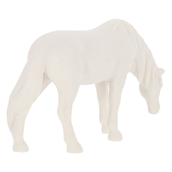 Horses Climbing Pet Box Decoration Landscaping Ornament Child 8X5X2cm White