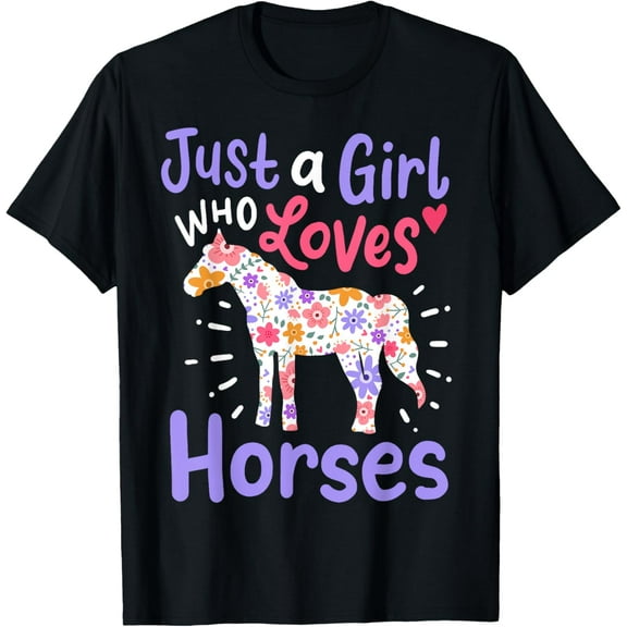 Horses Horse Girl Western Riding Barrel Racing Show Jumping T-Shirt