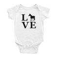 thumbnail image 1 of Horses Love Cute Baby Clothing Bodysuits Boy Girl Unisex, 1 of 5