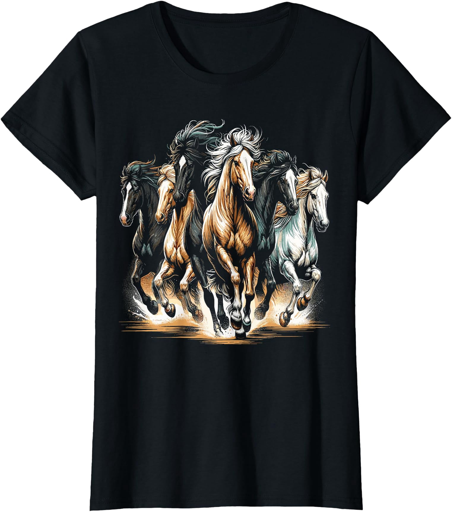 Horses Riding Horse Lover T-Shirt - Walmart.com