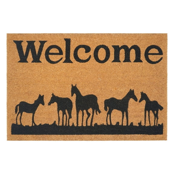 Horses Welcome Doormat