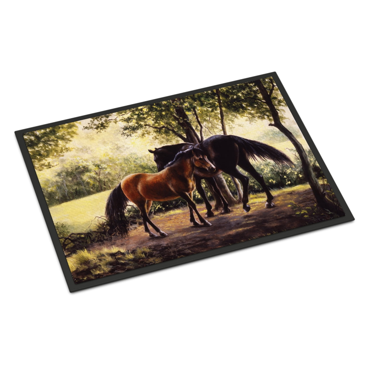 Horses by Daphne Baxter Doormat 24x36