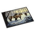 thumbnail image 1 of Horses in Snow by Daphne Baxter Doormat 24x36, 1 of 4