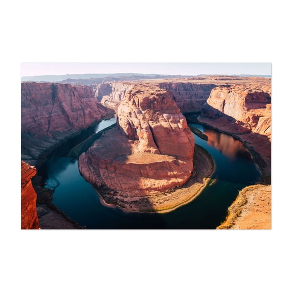 Horseshoe Bend - Page Arizona Photography Nature Desert Scenic Landscape Water Travel Poster Wilderness Unframed Wall Art Print 4 x 6 inches