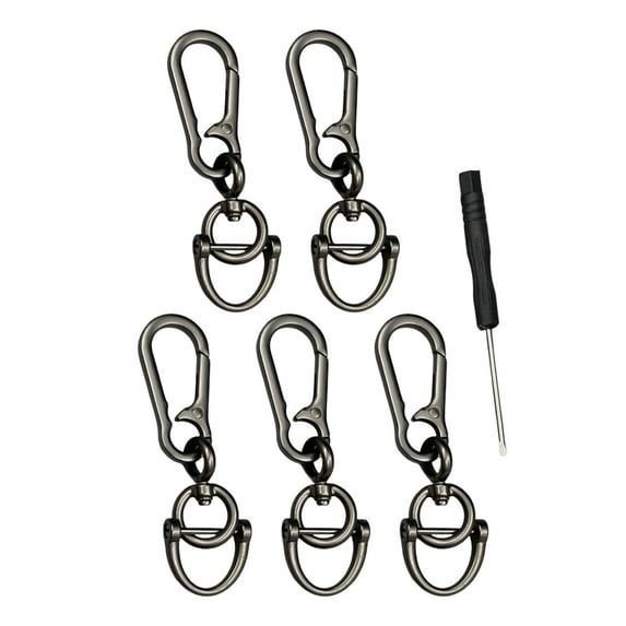 Horseshoe Buckle Keyring Zinc Alloy Detachable Hook For Keys Purse Chain Use