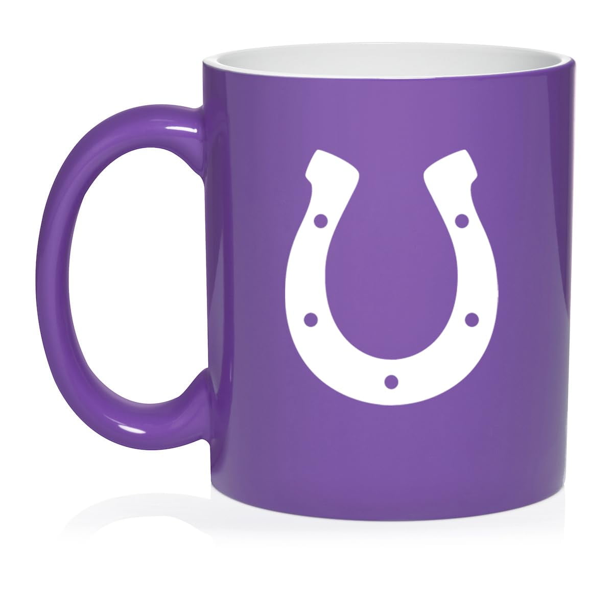 Horseshoe Ceramic Coffee Mug Tea Cup Gift for Her, Him, Friend