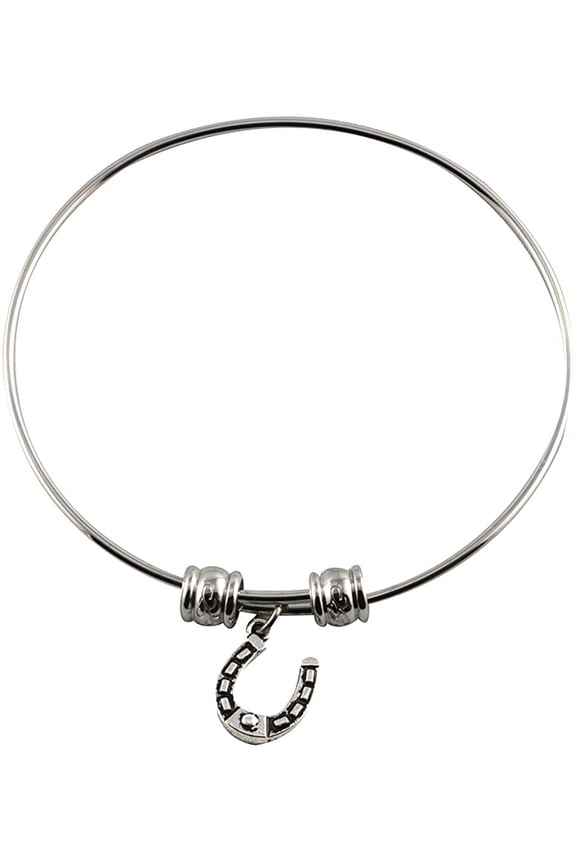 Horseshoe Good Luck Bangle