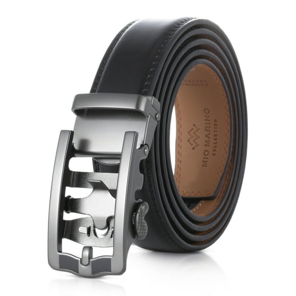 Horseshoe Leather Ratchet Belt