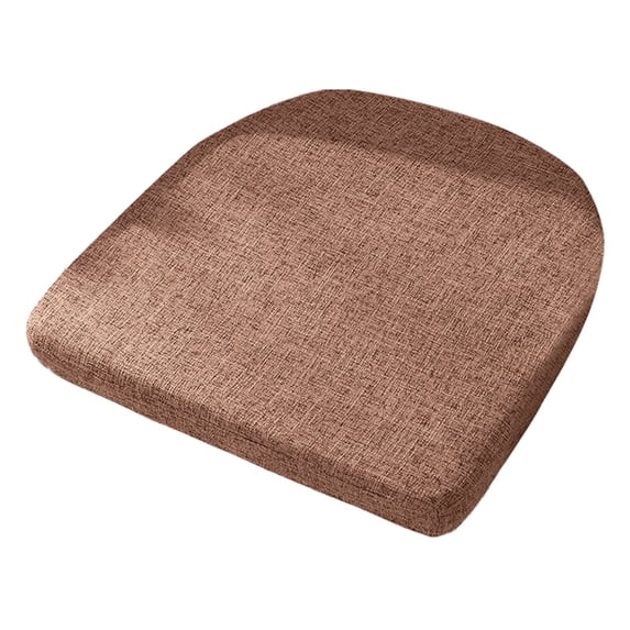 Horseshoe Shaped Chair Cushions with Ties, 18 x 18 Inch Square Seat Cushion for Kitchen Dining Chairs, Soft Indoor Chair Pads for Home Office Restaurant, 4PCS