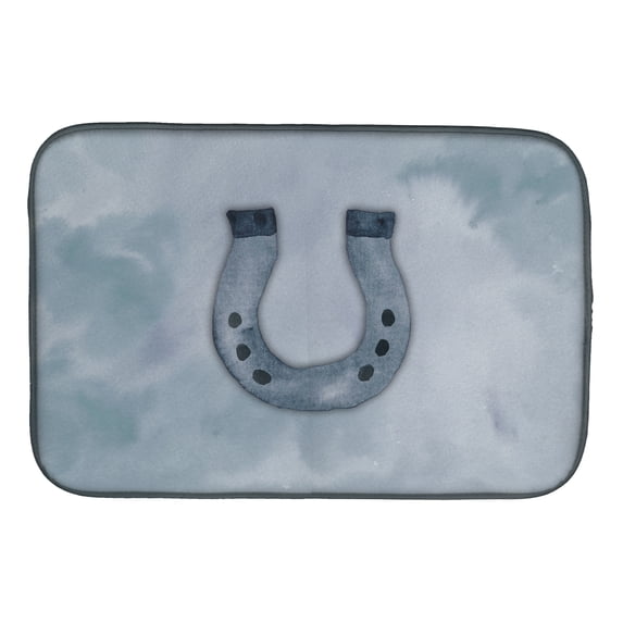 Horseshoe Watercolor Dish Drying Mat