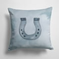 thumbnail image 1 of Horseshoe Watercolor Fabric Decorative Pillow, 1 of 4