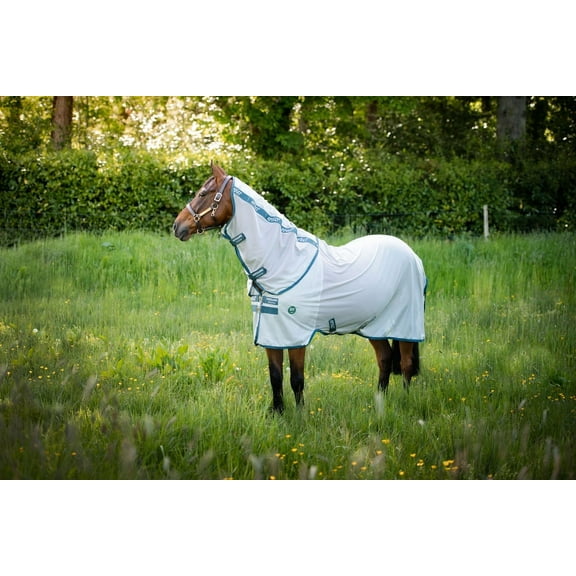 Horseware  Amigo AmEco Bug Rug Silver/Teal 84