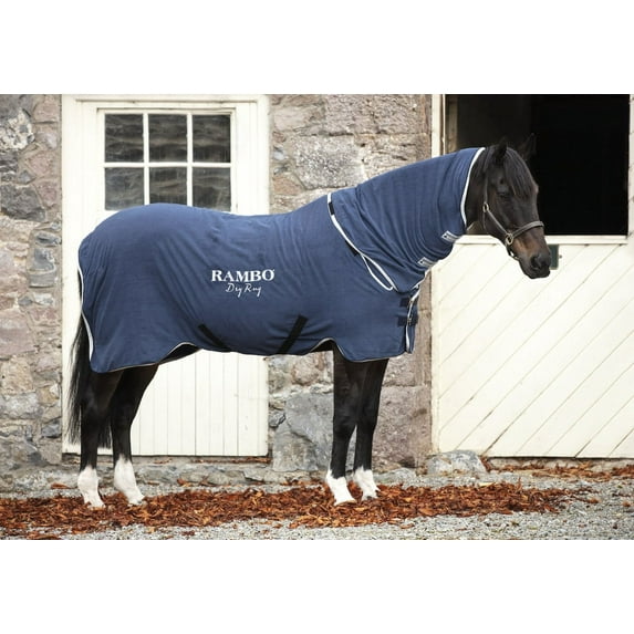 Horseware Ireland ABAM52-BI00 Rambo Dry Rug Navy/Silver L