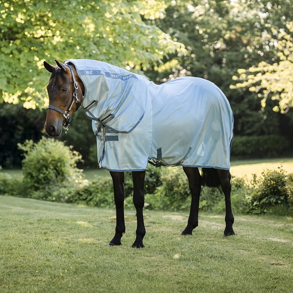 Horseware Ireland Amigo Integrated Fly Sheet Heather Blue/Silver 72