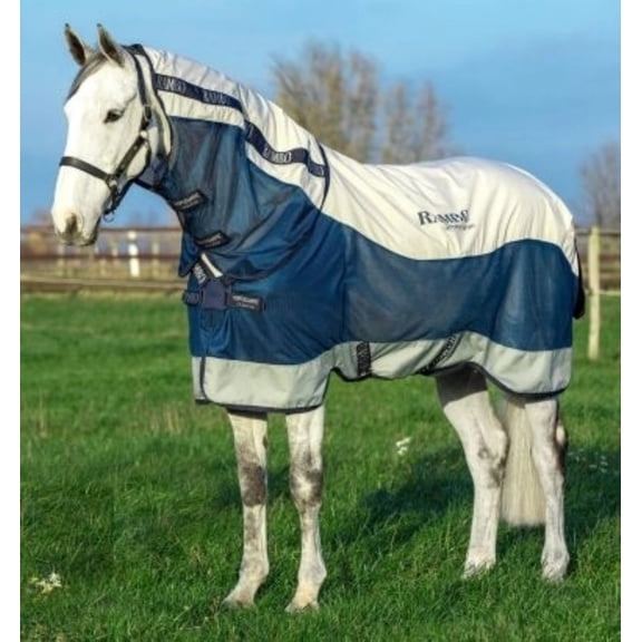 Horseware Ireland Rambo Summer Series Turnout 100g Navy/Grey 75