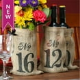 thumbnail image 1 of Hortense B Hewitt 20843 Numbers 11-20 Burlap Table Number Wine Bags, 1 of 1