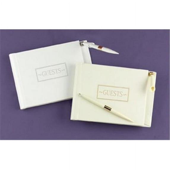 Hortense B. Hewitt 38931 Ivory Small Guest Book with Pen