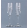 thumbnail image 1 of Hortense B. Hewitt 52107 Linked Heart Bride & Groom Flutes, 1 of 2
