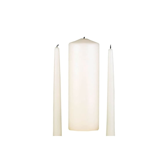 Hortense B. Hewitt HBH Basic Unity Candle Set Ivory 95095ST
