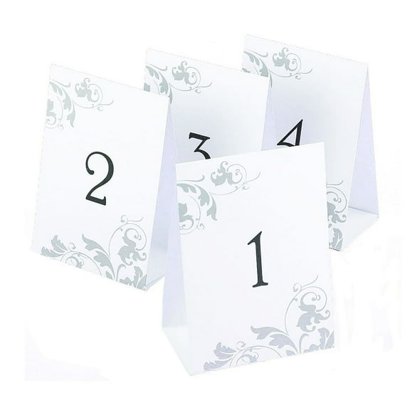 Hortense B. Hewitt HBH Table Number Tents "1-40" 51642ST